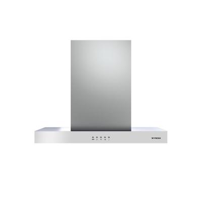 شفاط فريش 90سم جزيره ستانلس مدخنه 3 سرعات كود 6045 FHC90S75ML