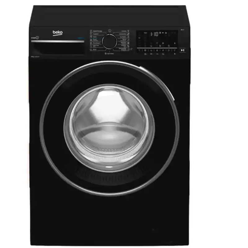 غساله بيكو 10كيلو رمادى 1600لفة بخار انفرتر ديجيتال بلوتوث B3WFU501040MCI