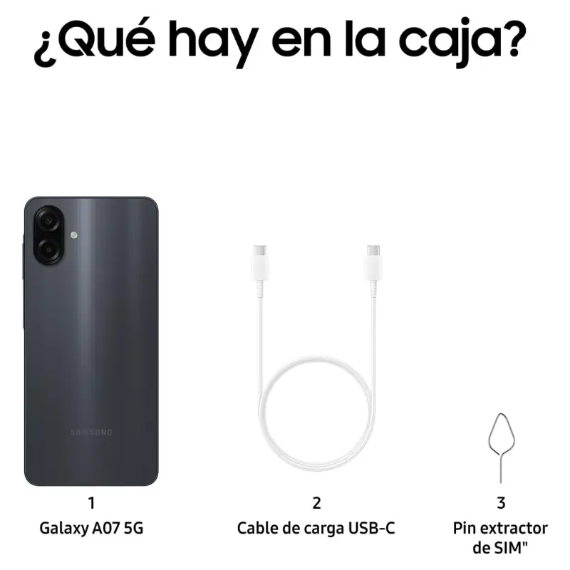 Samsung Galaxy A07 - 256GB/8GB- Black