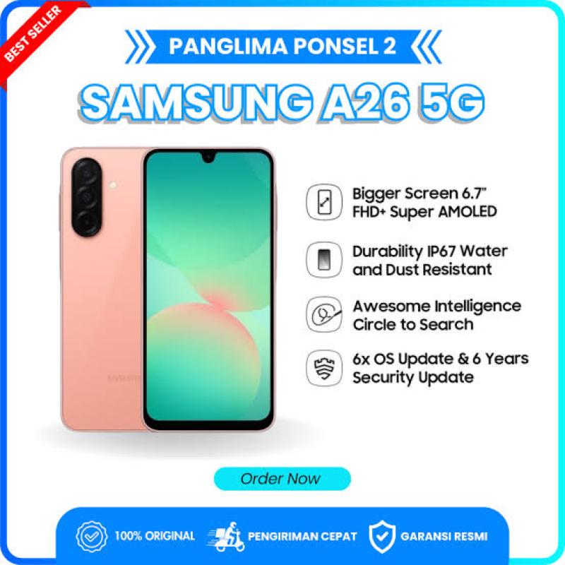 Samsung Galaxy A26 (5G) - 128GB/6GB - Peach Pink
