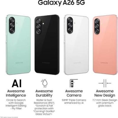 Samsung Galaxy A26 (5G) - 128GB/6GB - White
