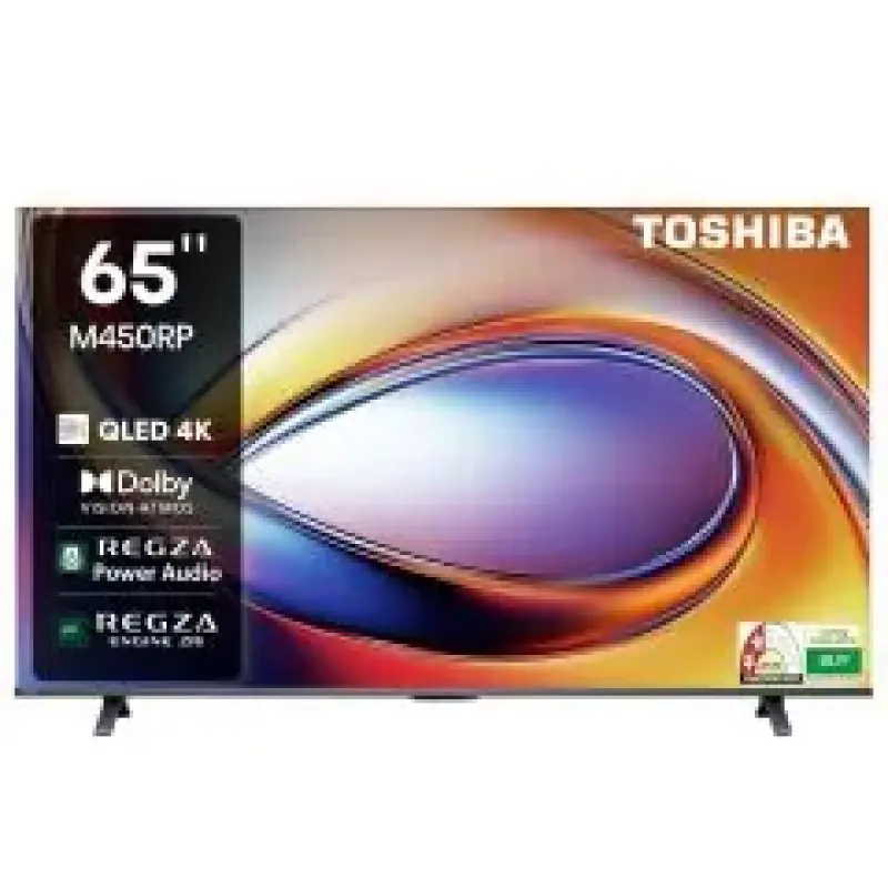 شاشه توشيبا 55بوصه 4K QLED سمارت ريسيفر 55M450RP